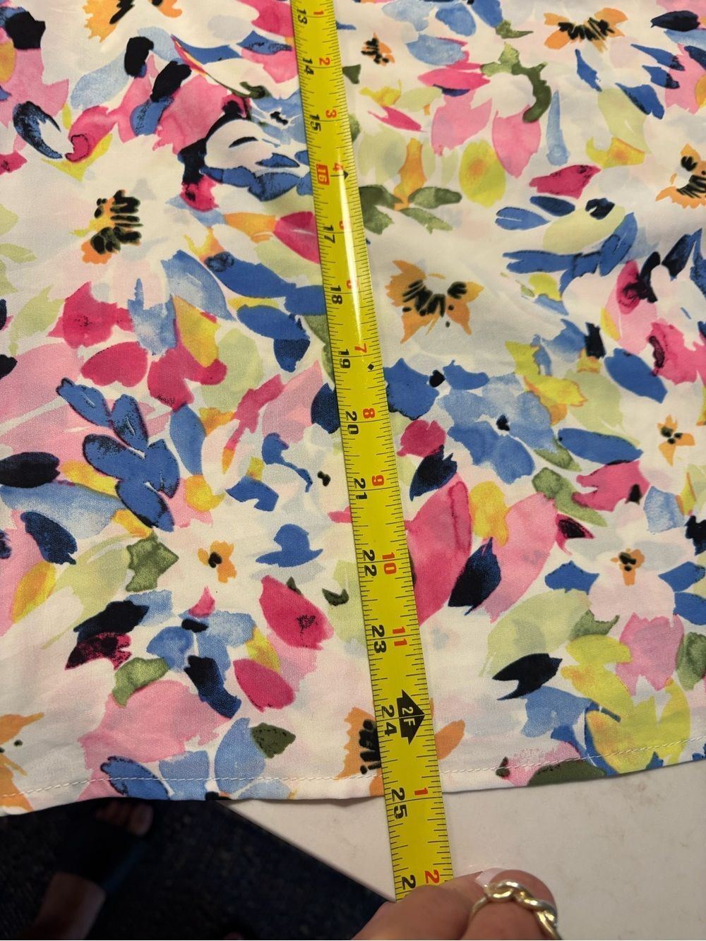Floral Flutter-Sleeve Casual Dress - White Multi - Picture 4 of 12